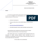 Nota Solicitud de Interfencias A La Edesur