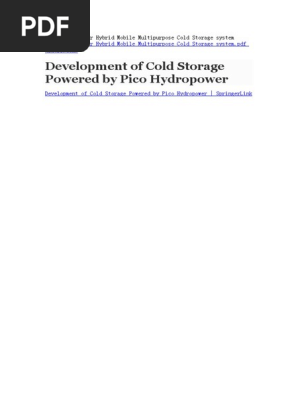 Design for Solar Hybrid Mobile Multipurpose Cold S