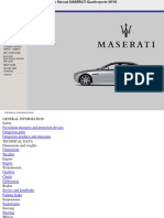 2006-2012 Maserati M139 Quattroporte Shop Manual
