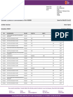 Account Statement: Hotel Sunny Cot