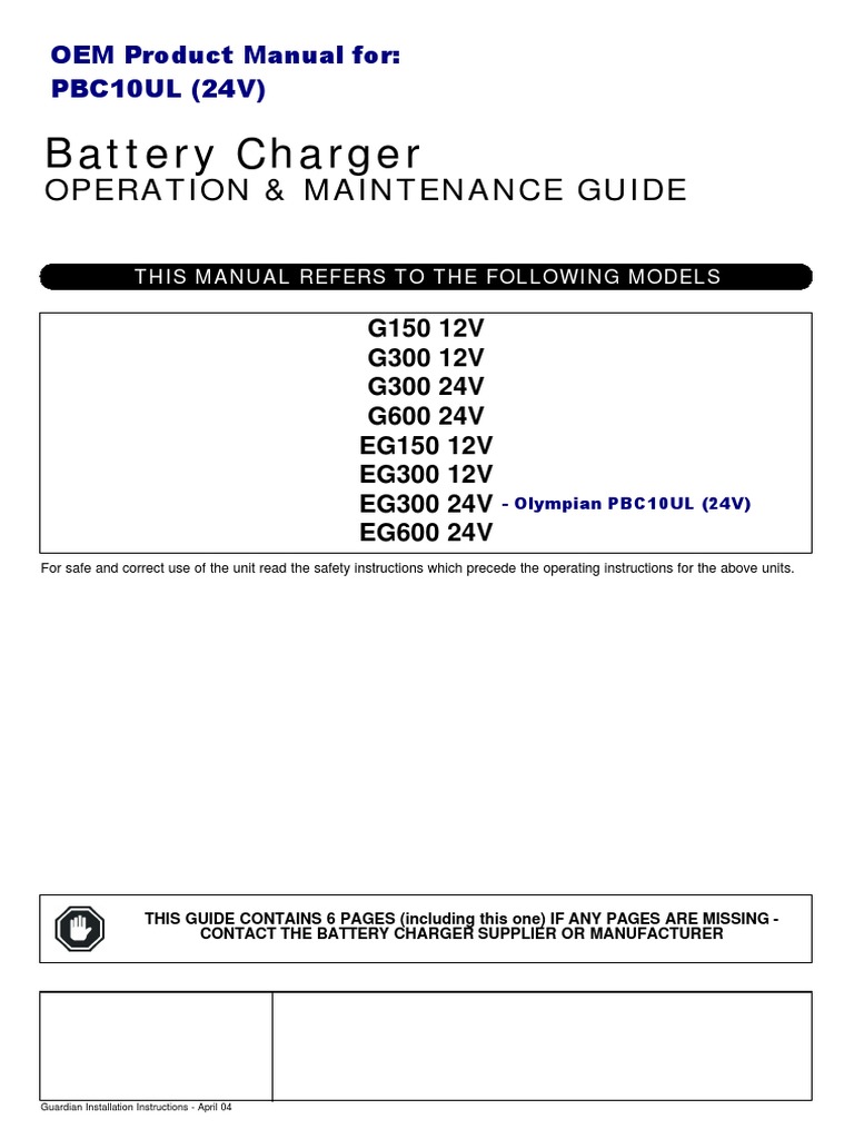Lexf5018 00 PDF Battery Charger Fuse (Electrical)