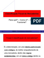 Procedimentos Aduaneiros - Classificação NCM - A-8