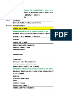 Analisis y Presup 1 EL COMERCIANTE SRL 2014 - 2015