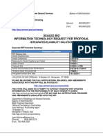 RFP Response Sample Template For Information Technology