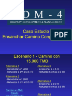 04 HDM-4 Caso Estudio - Ensanchar Camino Congestionado