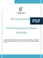 2020-2021 Nursing Student Clinical Placement Handbook 1