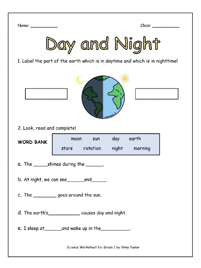 DAY NIGHT SCIENCE PDF