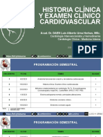 2 Cardiologia Clase 02 Historia Clinica y Examen Clinico Cardiovascular