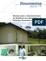 Normas para o Gerenciamento de Resíduos de Laboratórios Da Embrapa Amazônia Ocidental