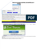 Sistema en Excel para Un Colegio