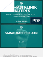 (2022) Materi 5 Depresi, Psikosis, Gangguan Mata & Kulit