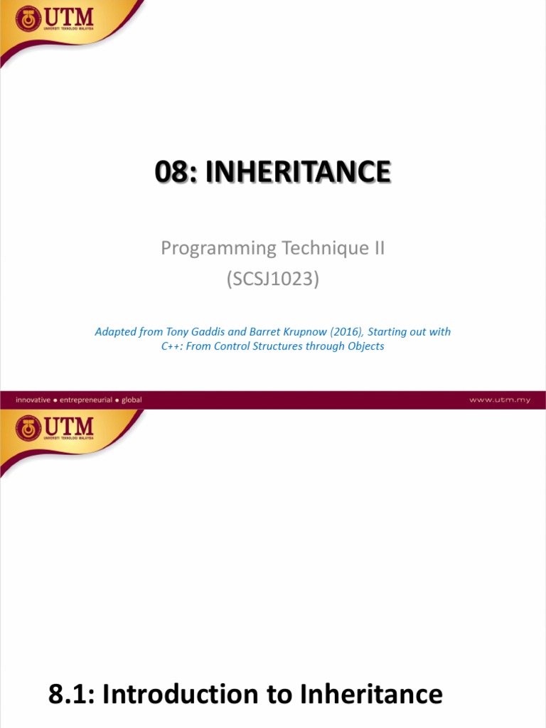 08-Inheritance Update 9Apr2018 | PDF | Inheritance (Object Oriented ... image.