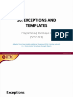 10 - Exceptions and Templates - Update - 15may2018