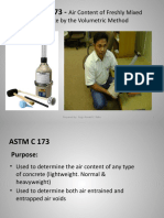 5ASTM C 173 - Air Content of Freshly Volumetric