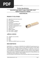 XGSPON and GPON Combo WDM SFP OLT Class D OM5270SX301 Databrief Rev10