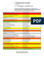 Calendario Escolar Cuatrimestre Sep - Dic 2023 - 1