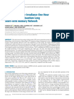 Prediction of Solar Irradiance One Hour Ahead Based On Quantum Long Short-Term Memory Network