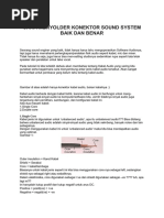 Kode Warna Konektor Sound Card Komputer | PDF