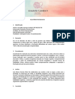Relatório Psicólogico - Luis Otávio