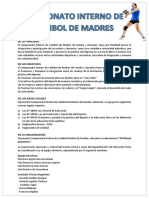 Bases Generales Del Campeonato Interno de Voleibol de Madres y Docentes - San Pedrodocx