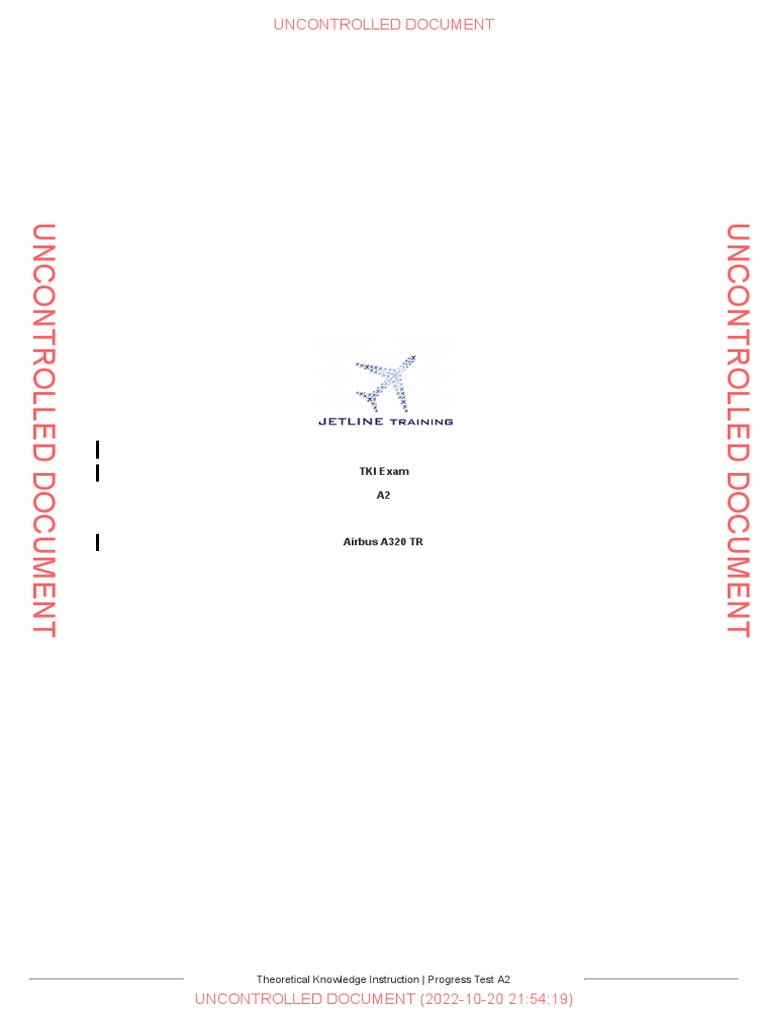 Theoretical Knowledge Instruction Progress Test A2 Rev. 1 | PDF ...
