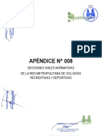 2.Apéndice 008 - Secciones Viales Normativas de La Red Metropolitana de Ciclovías Recreativas y Deportivas