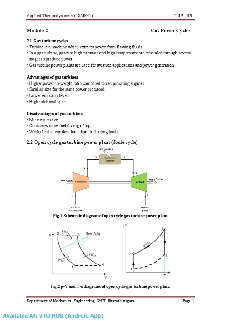 Gas Turbine Power Plant Overview | PDF | Jet Engine | Gas Turbine