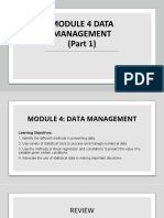 Module 4 Data Management (Part 1)