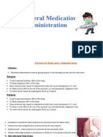 Parenteral Medication Administration