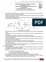 EC - Unit 2 - Transistor Biasing