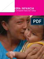 Primera Infancia: (Desde La Concepción Hasta Los 5 Años)