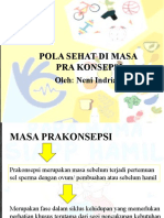 Pola Sehat Di Masa Prakonsepsi