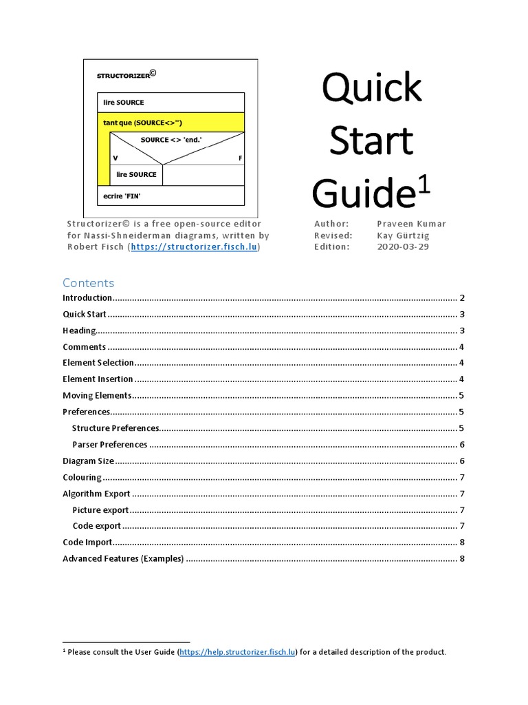 QuickStartGuide 2020 | PDF | Control Flow | Computer Engineering