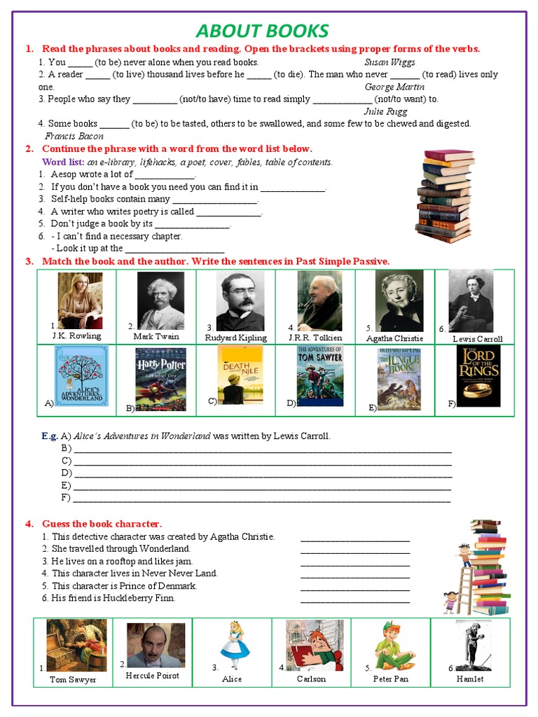 Vocabulary and Types of Books | PDF | Language Arts & Discipline ...