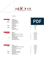 Trainingsplan 4 Tage Alin Vesa