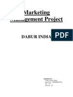 Marketing Management Project: Dabur India