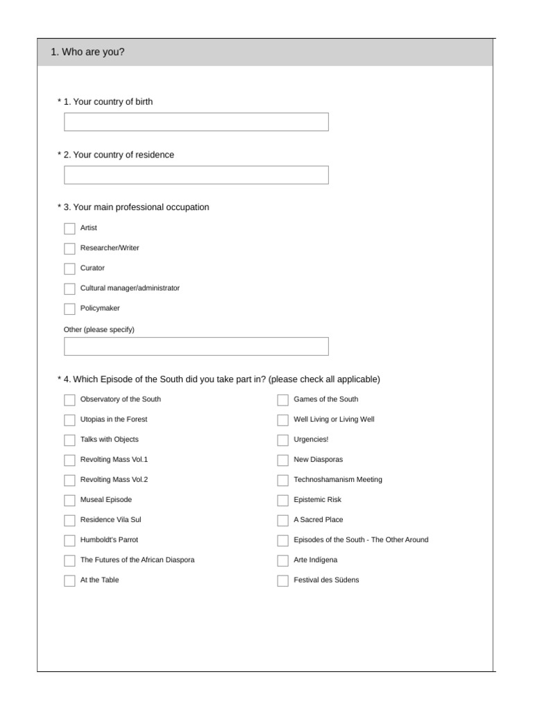 Annex 2 Online Survey Questionnaire Pdf