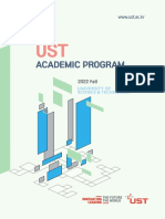 2022학년도 후기 Ust 학사매뉴얼 (영문)