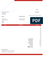 Consulting Invoice Template 2 Word