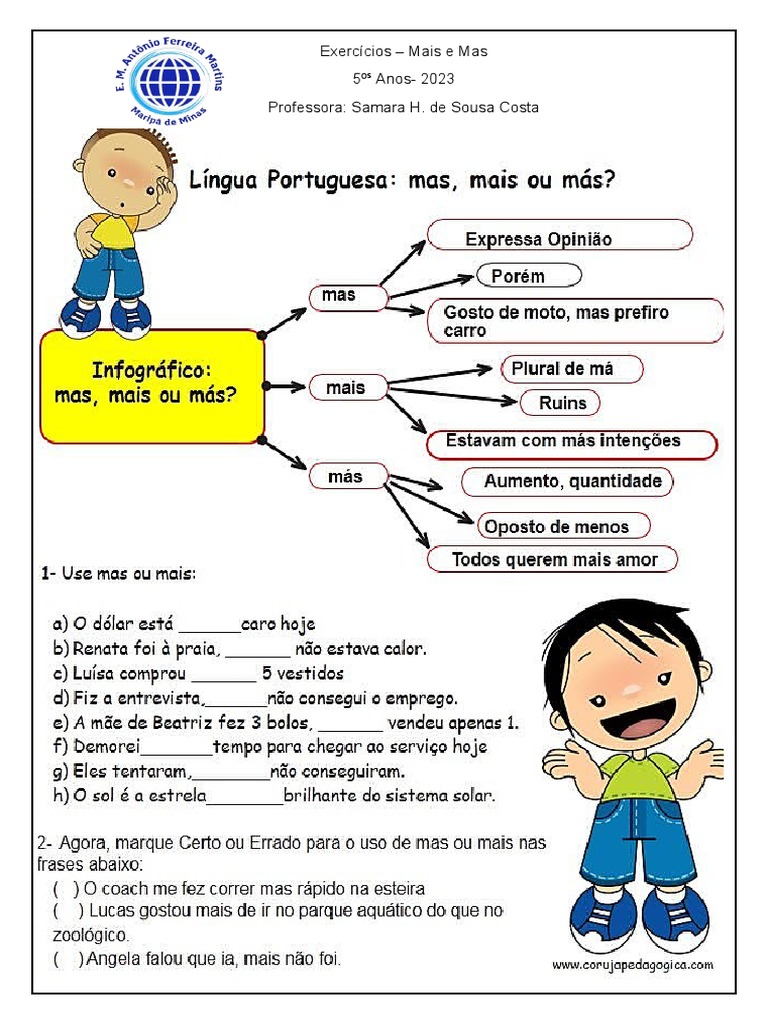 Atividade Mas e Mais | PDF | Esportes e Recreação