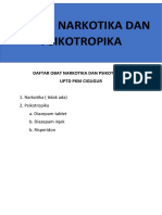 Daftar Obat Narkotika Dan Psikotropika