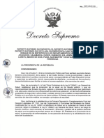 Decreto Supremo #009-2023-SA