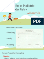 RX in Pediatric Dentistry