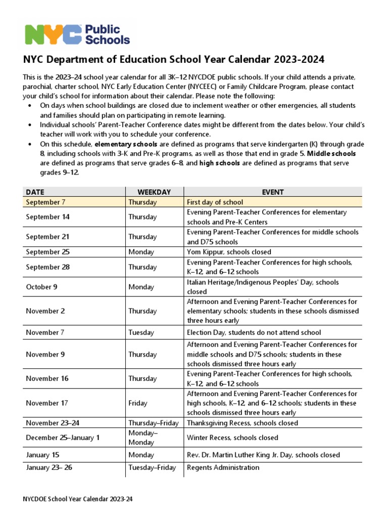 Nyc Doe 2024 25 Calendar Barry Carmela