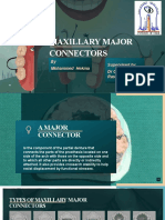 Prosthetic Maxillary Major Connectors 