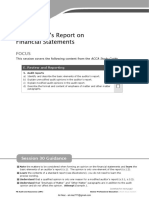 F8-30 The Auditor's Report On Financial Statements