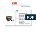 Especificaciones Técnicas - G.E. 5.5KW