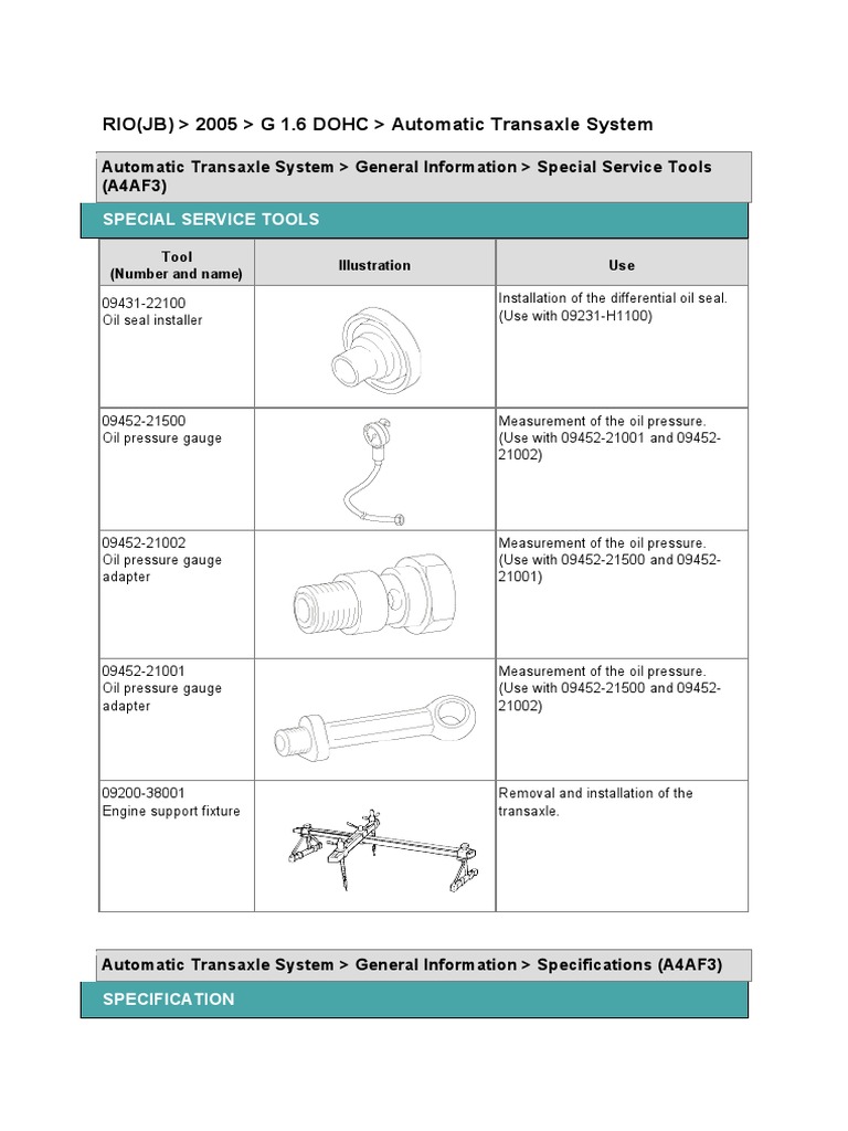 08.automatic Transaxle System PDF Automatic Transmission Clutch