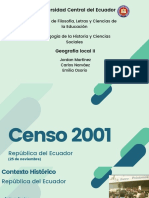 Censo 2001 Ecuador