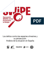 Informe WWF Delitos Fauna España